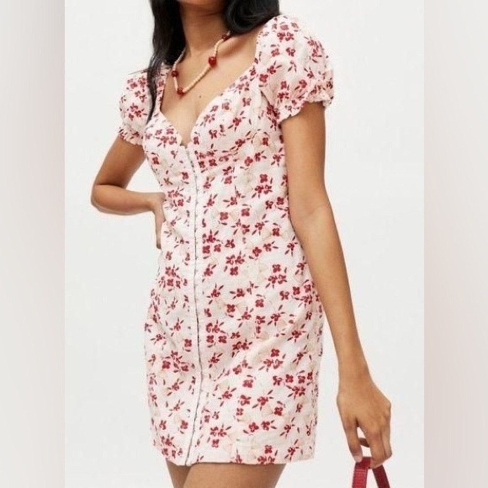 Urban Outfitters Britney Hook & Eye Mini Dress Size Small